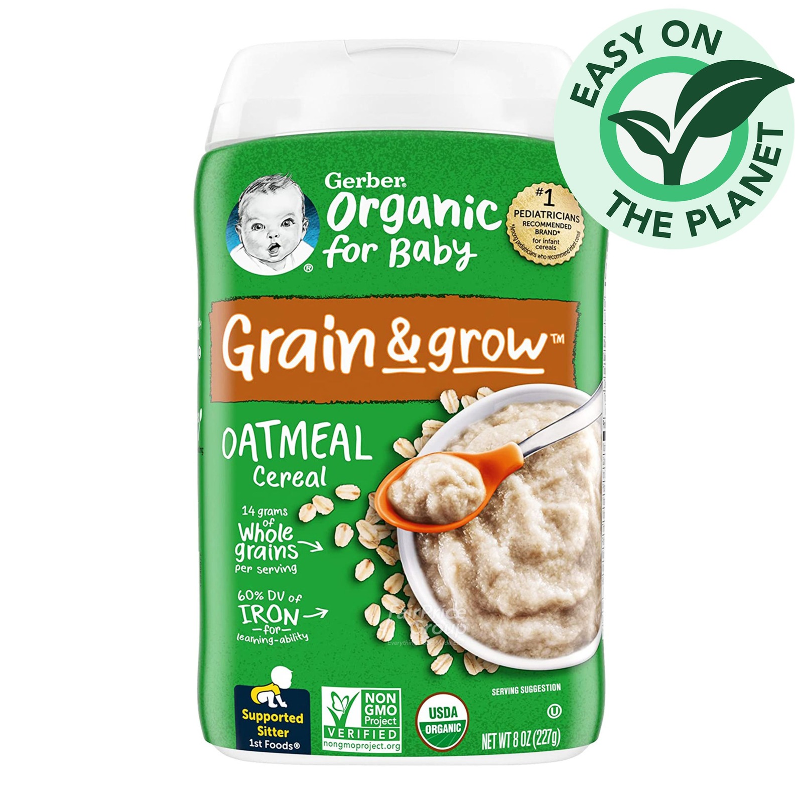 Gerber Organic Baby Cereal - Oatmeal