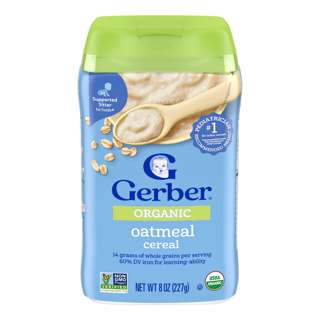 Gerber Organic Baby Cereal - Oatmeal