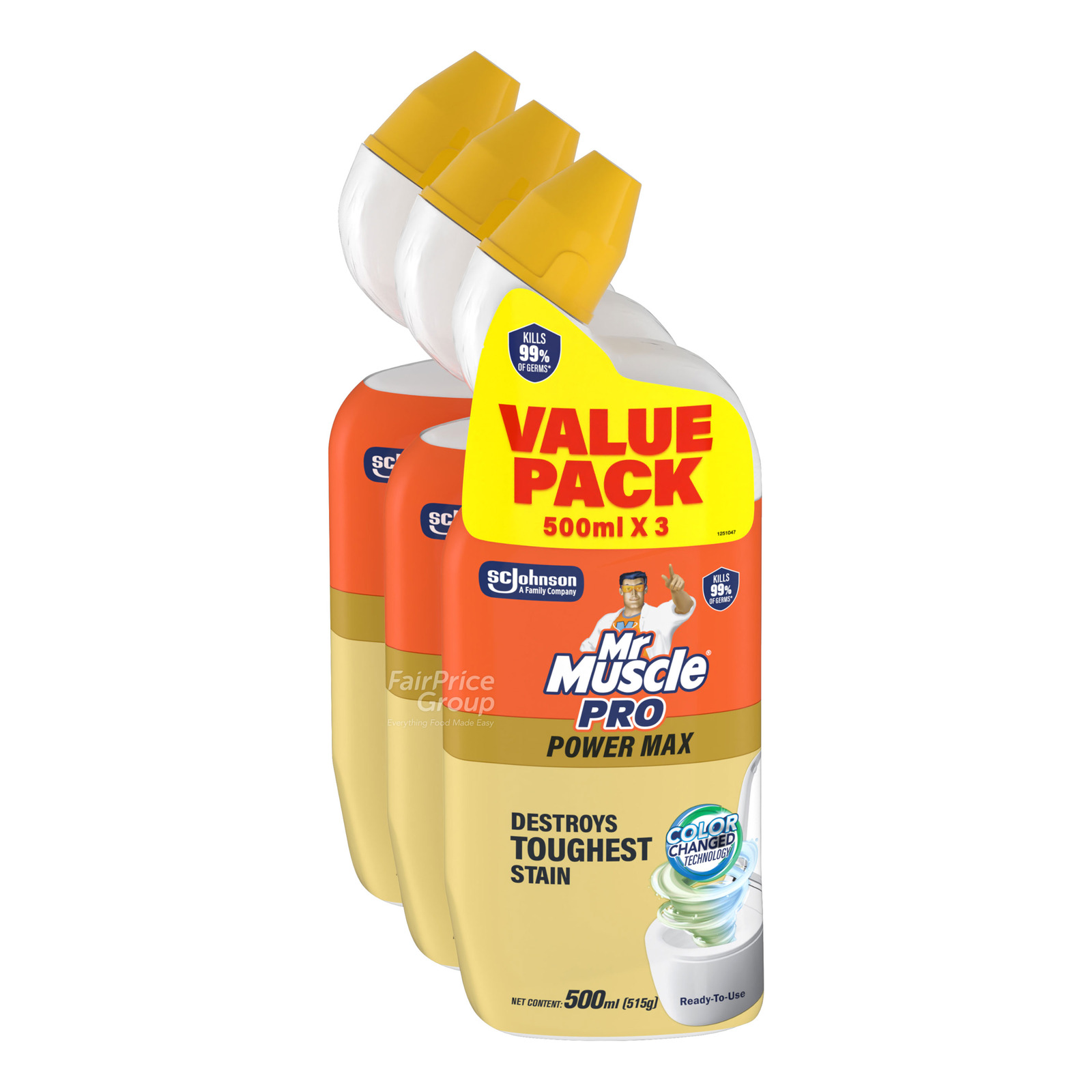 Mr Muscle Toilet Cleaner - Extra Power (Value Pack) | NTUC FairPrice