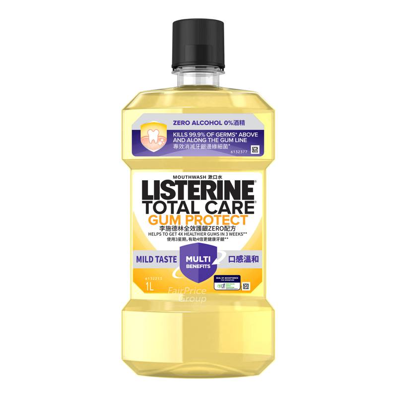 Listerine Zero Alcohol Mouthwash Gum Care NTUC FairPrice
