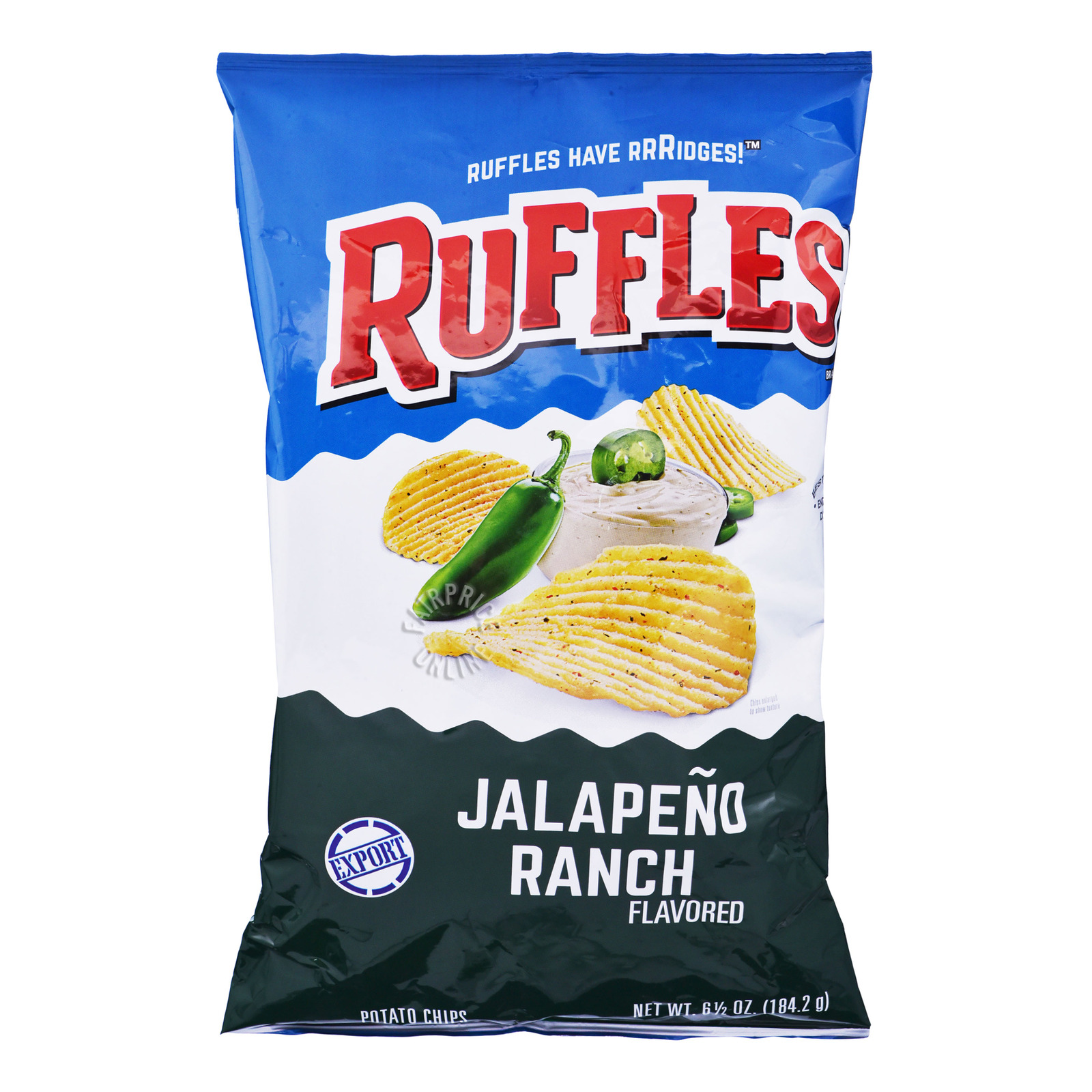 Ruffles Potato Chips - Jalapeno Ranch