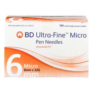 BD Ultra-fine Micro Pen Needles - 6mm