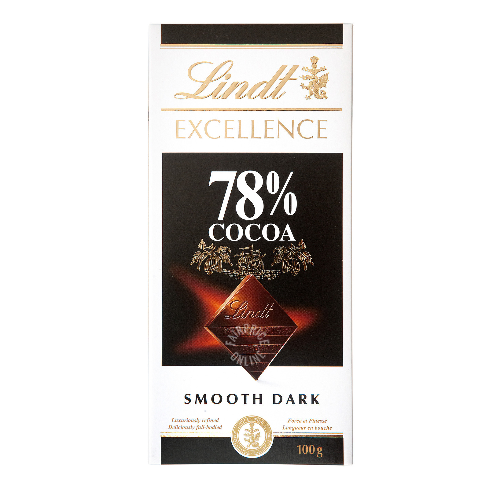 Lindt Excellence Chocolate Bar - 85% (Dark) | NTUC FairPrice