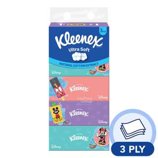Kleenex Facial Tissue Box - Disney Tsum Tsum B (3ply)
