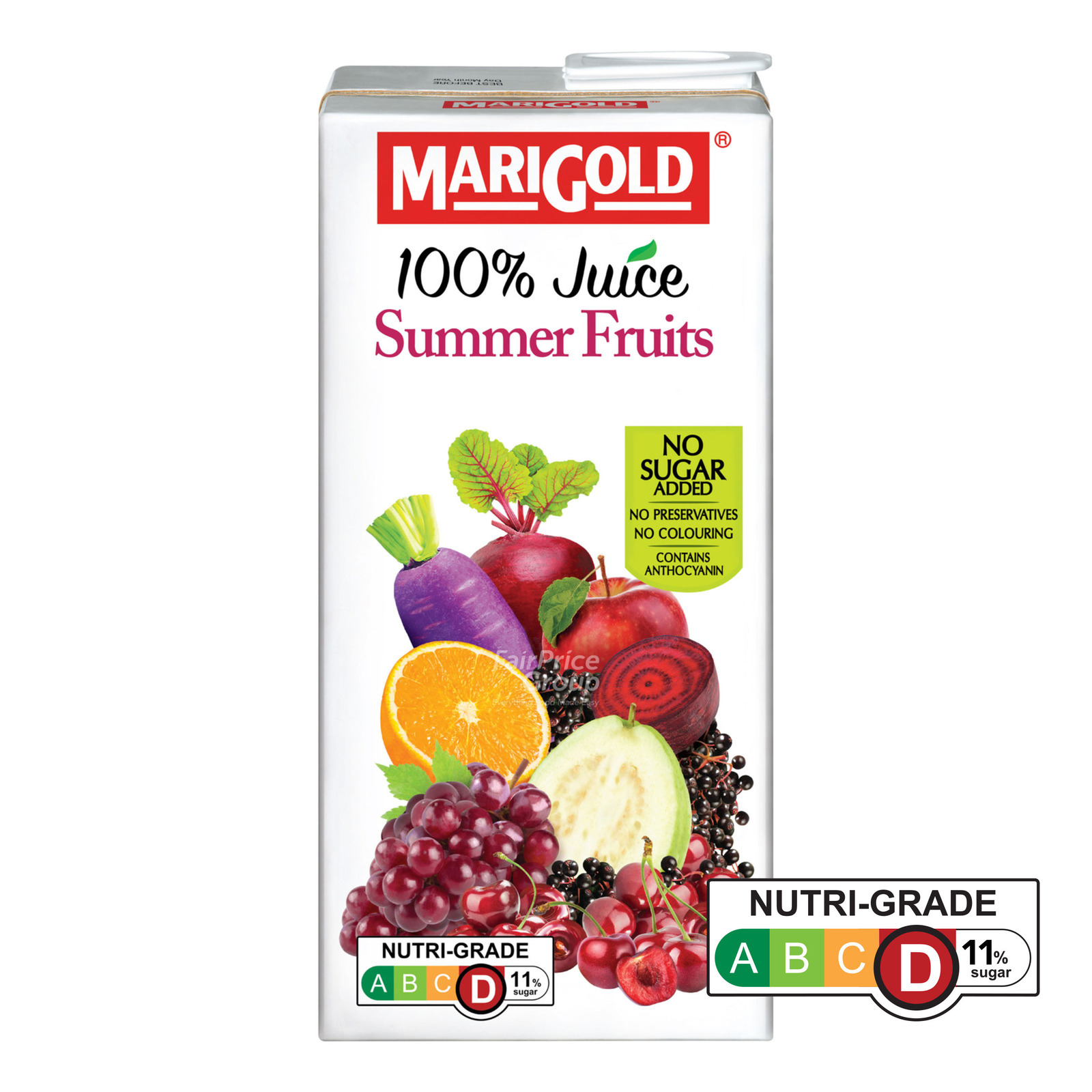 Marigold 100% Packet Juice - Purple Veggie Mixed Fruits