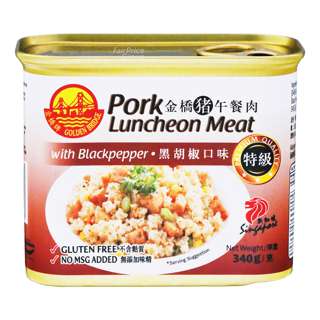 Golden Bridge Pork Luncheon Meat - Black Pepper Golden Bridge Pork Luncheon Meat - Black Pepper