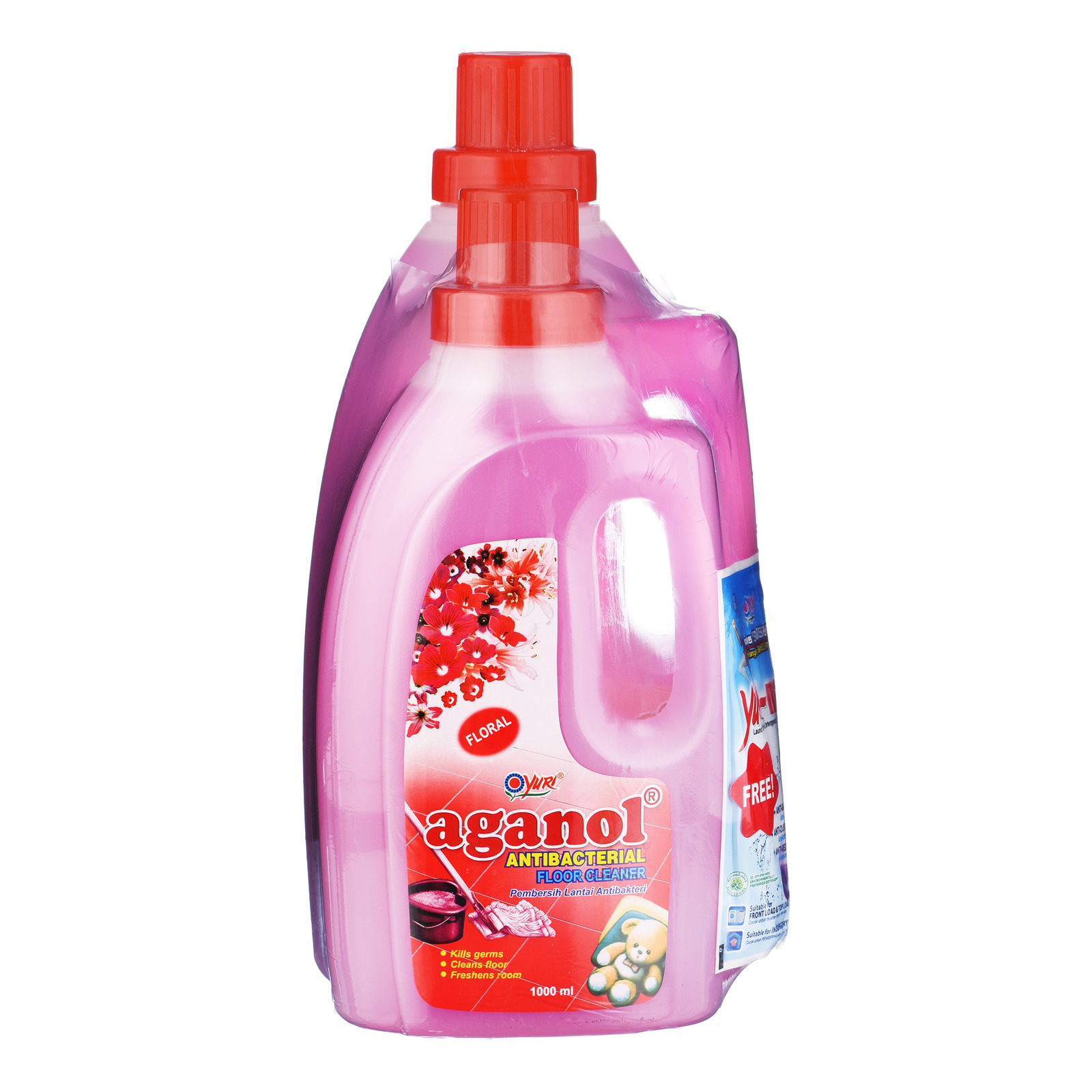 Yuri Aganol Antibacterial Floor Cleaner - Floral | NTUC FairPrice