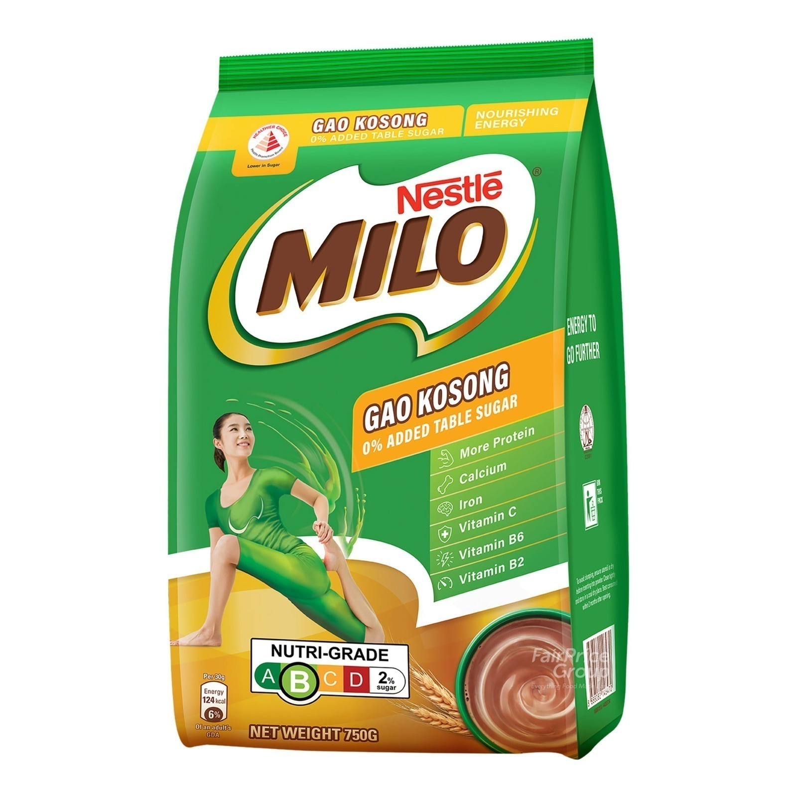 Milo Instant Chocolate Malt Drink Powder - Gao Kosong