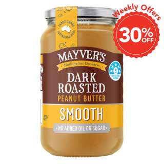 Mayver's Dark Roasted Peanut Butter - Smooth