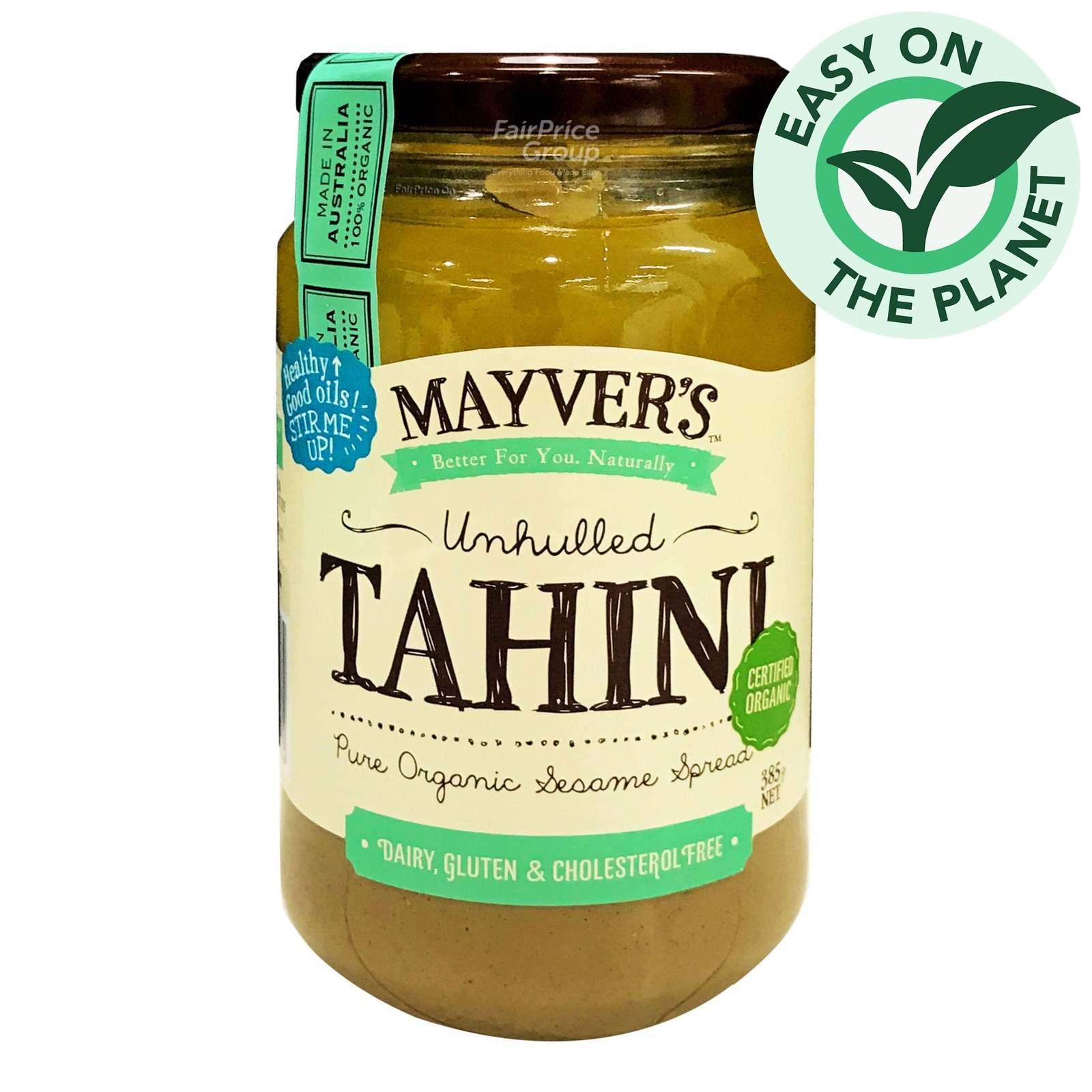 Mayver's Organic Tahini Spread - Unhulled