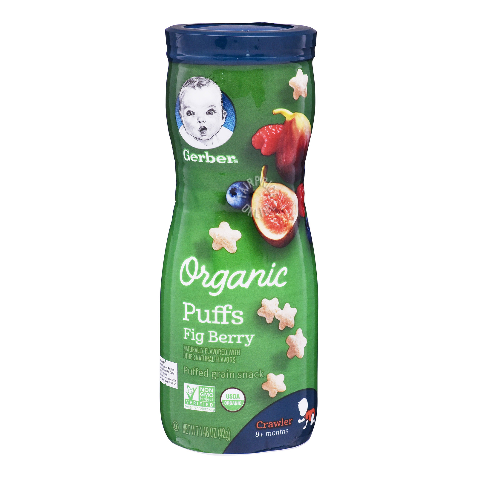Gerber Organic Baby Puffs - Fig Berry