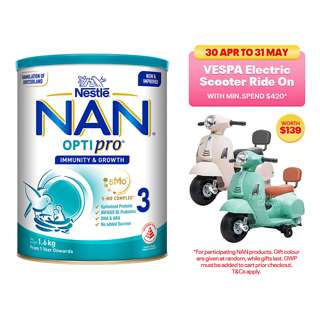 Nestle NAN OPTIPRO Toddler Growing Up Milk (Now with 5-MO Complex) - Stage 3
