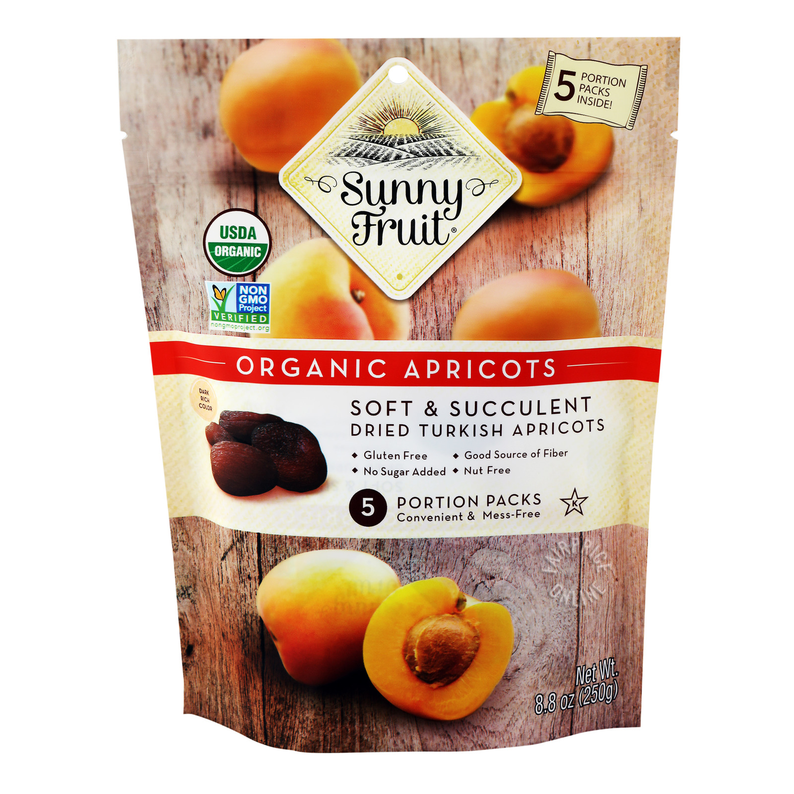 Sunny Fruit Organic Dried Fruit Apricots NTUC FairPrice
