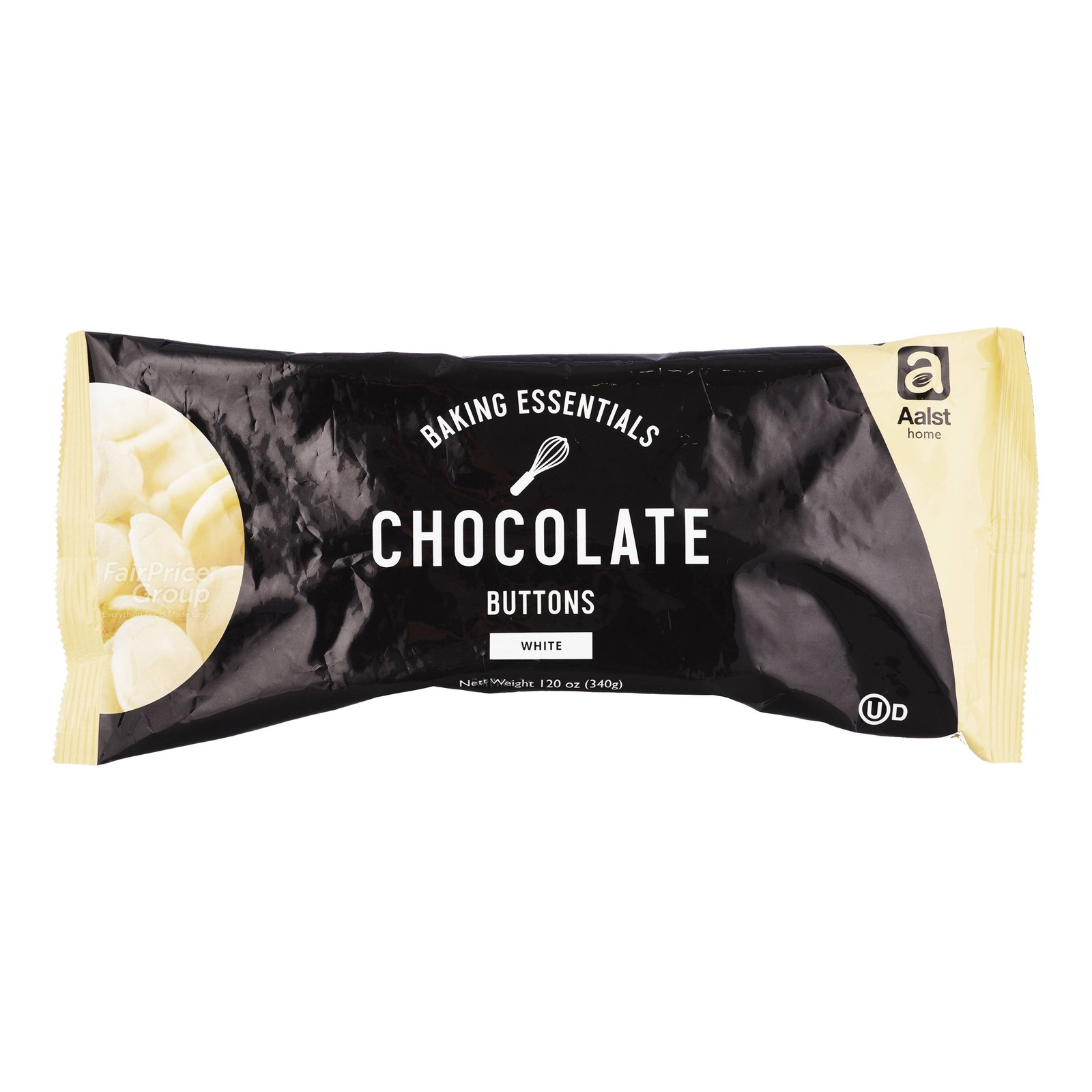 Aalst Baking Chocolate Buttons White NTUC FairPrice