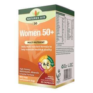 Nature's Aid Women's 50+ Multi-Vitamins & Minerals