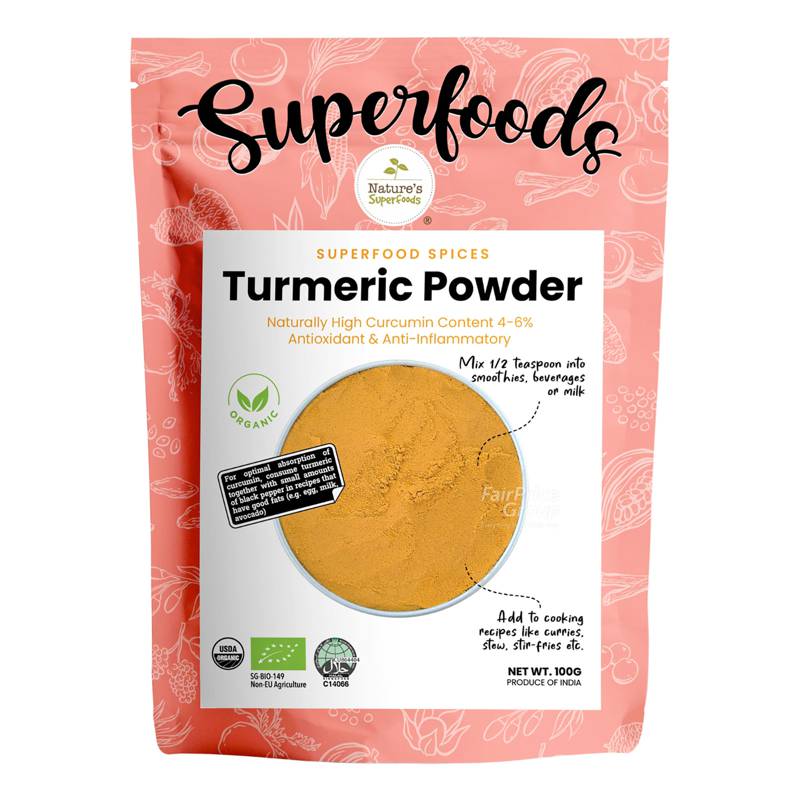 Nature's Superfoods Organic Powder Turmeric NTUC FairPrice