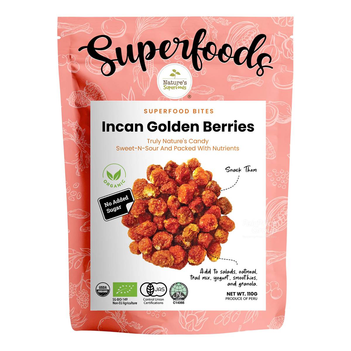 Nature's Superfoods Organic Bites Incan Golden Berries NTUC FairPrice