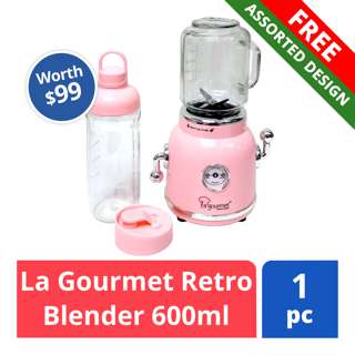 FREE La Gourmet Retro Blender 600ml (worth $99) FREE La Gourmet Retro Blender 600ml (worth $99)