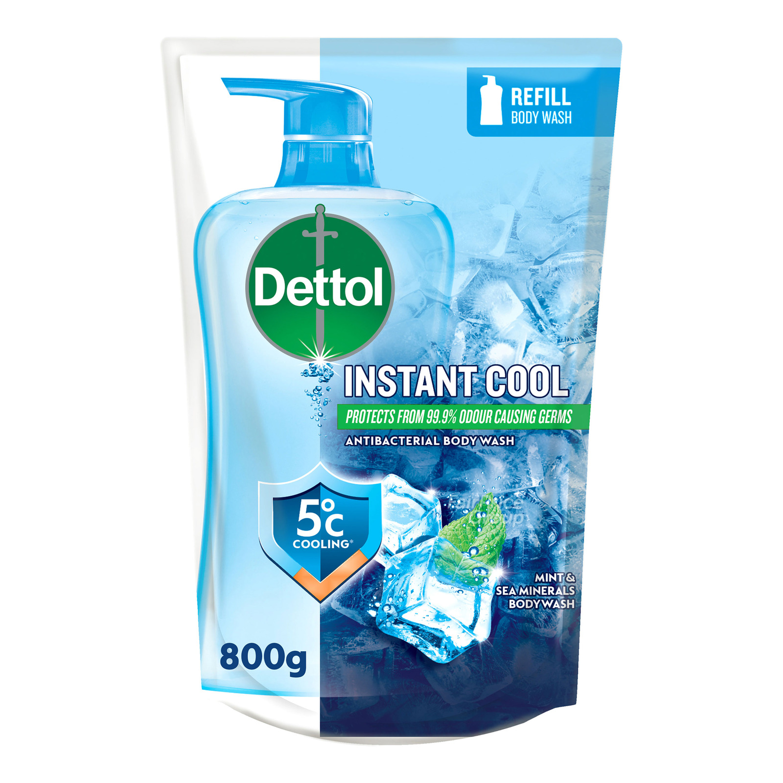 Dettol Anti-Baterial pH-Balanced Body Wash Refill - Cool