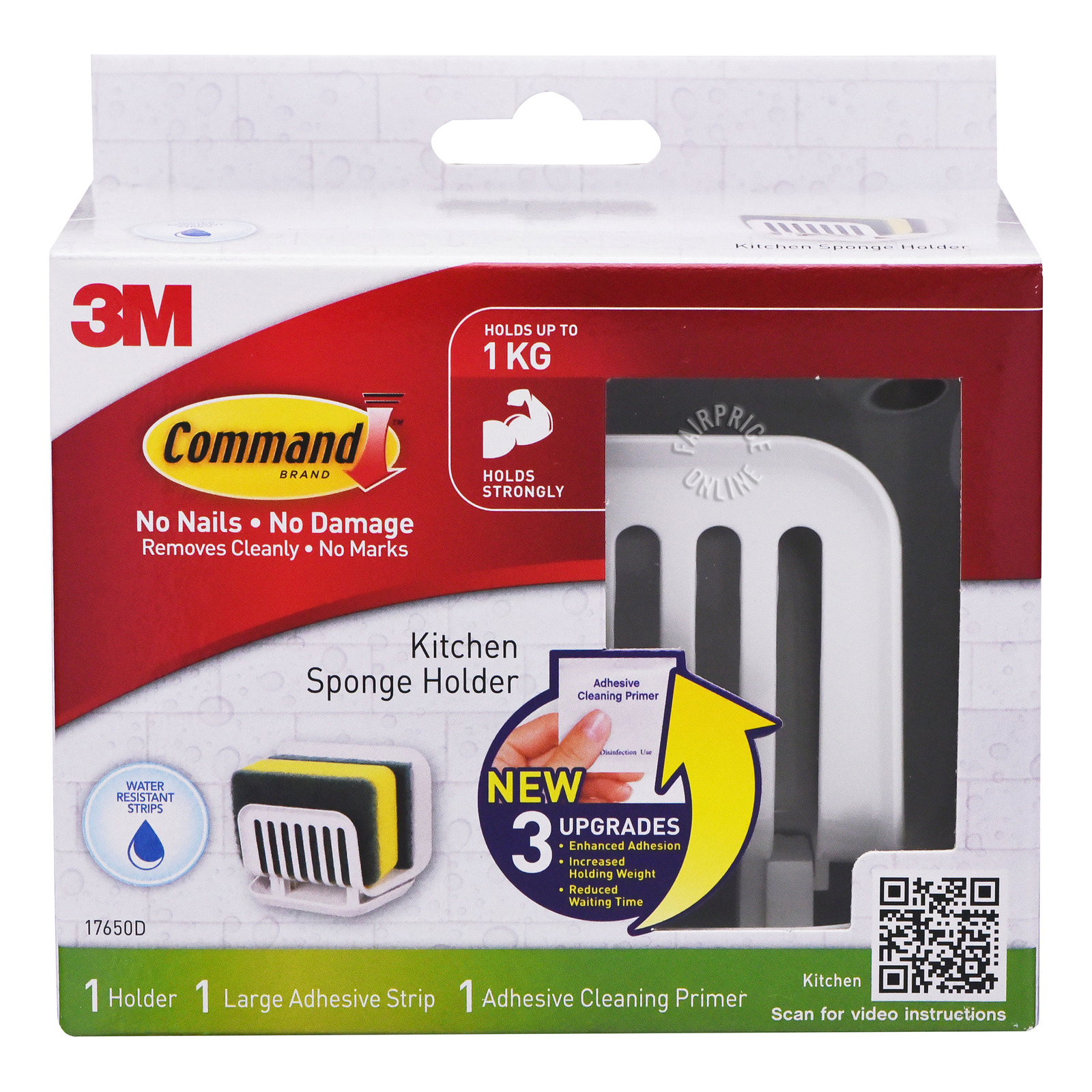 3m Command Kitchen Sponge Holder Ntuc Fairprice