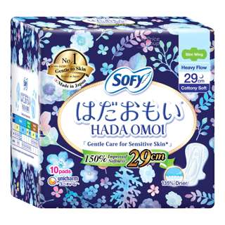 Sofy Hadaomoi Slim Night Wing Pads - Heavy Flow (29cm)