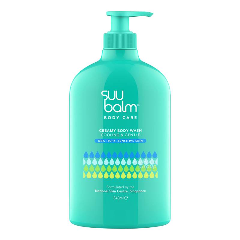 Suu Balm Cream Body Wash Cooling & Moisturising NTUC FairPrice