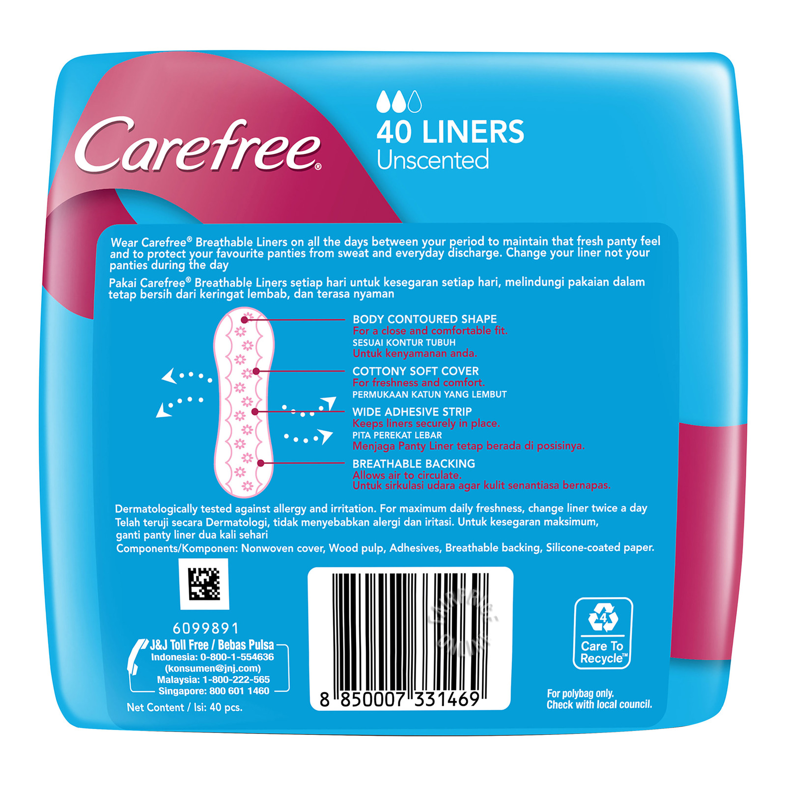 Laurier Active Fit Panty Liners Non Scented Ntuc Fairprice