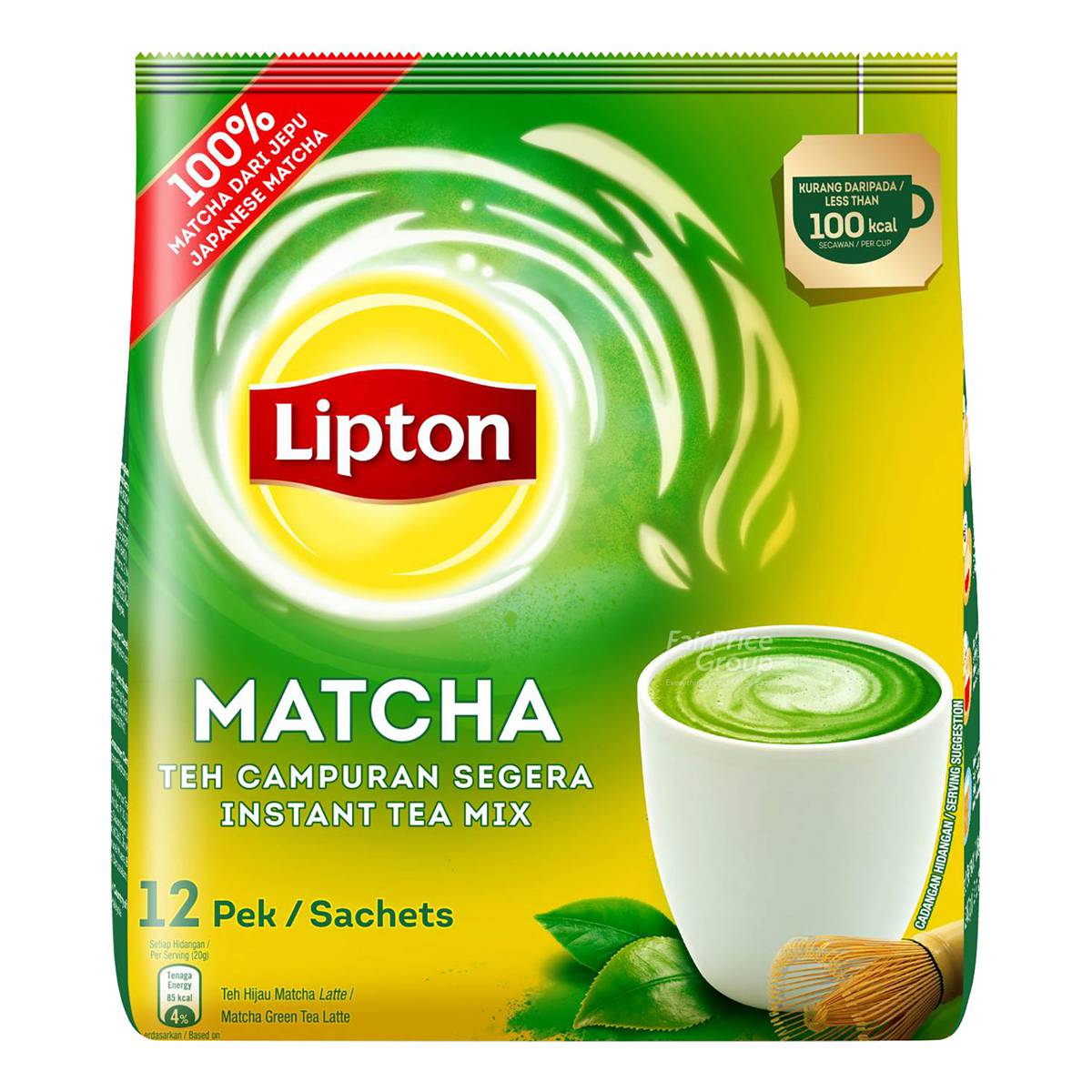 Lipton 3 In 1 Instant Milk Tea Latte Matcha Ntuc Fairprice