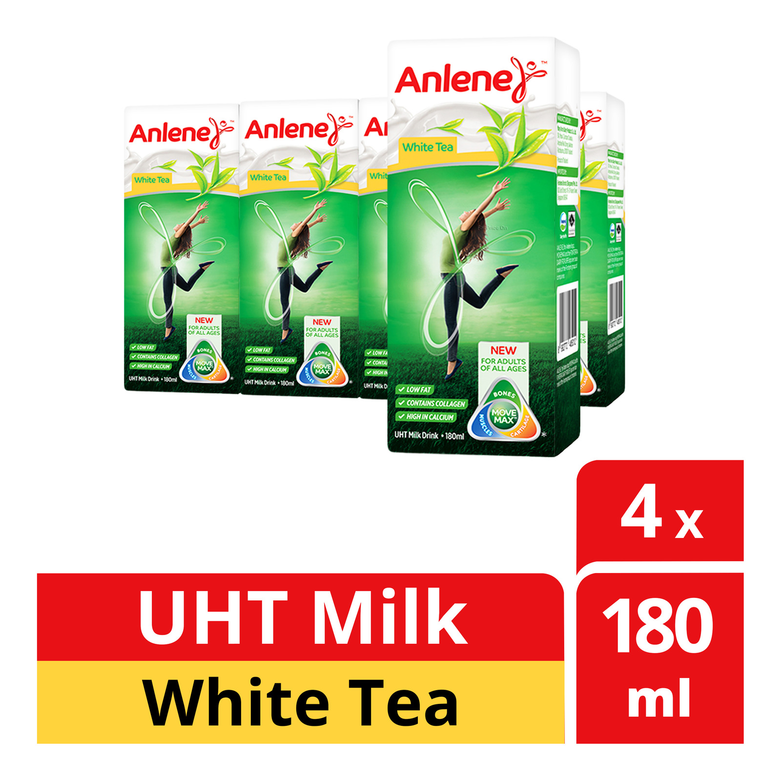 Anlene Move Max UHT Milk Drink - White Tea | NTUC FairPrice