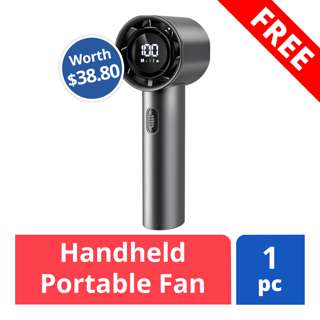 FREE Handheld portable fan (worth $38.80)