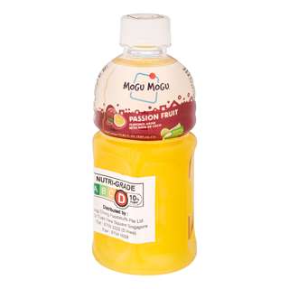Mogu Mogu Bottle Drink - Passion Fruit with Nata De Coco Mogu Mogu Bottle Drink - Passion Fruit with Nata De Coco