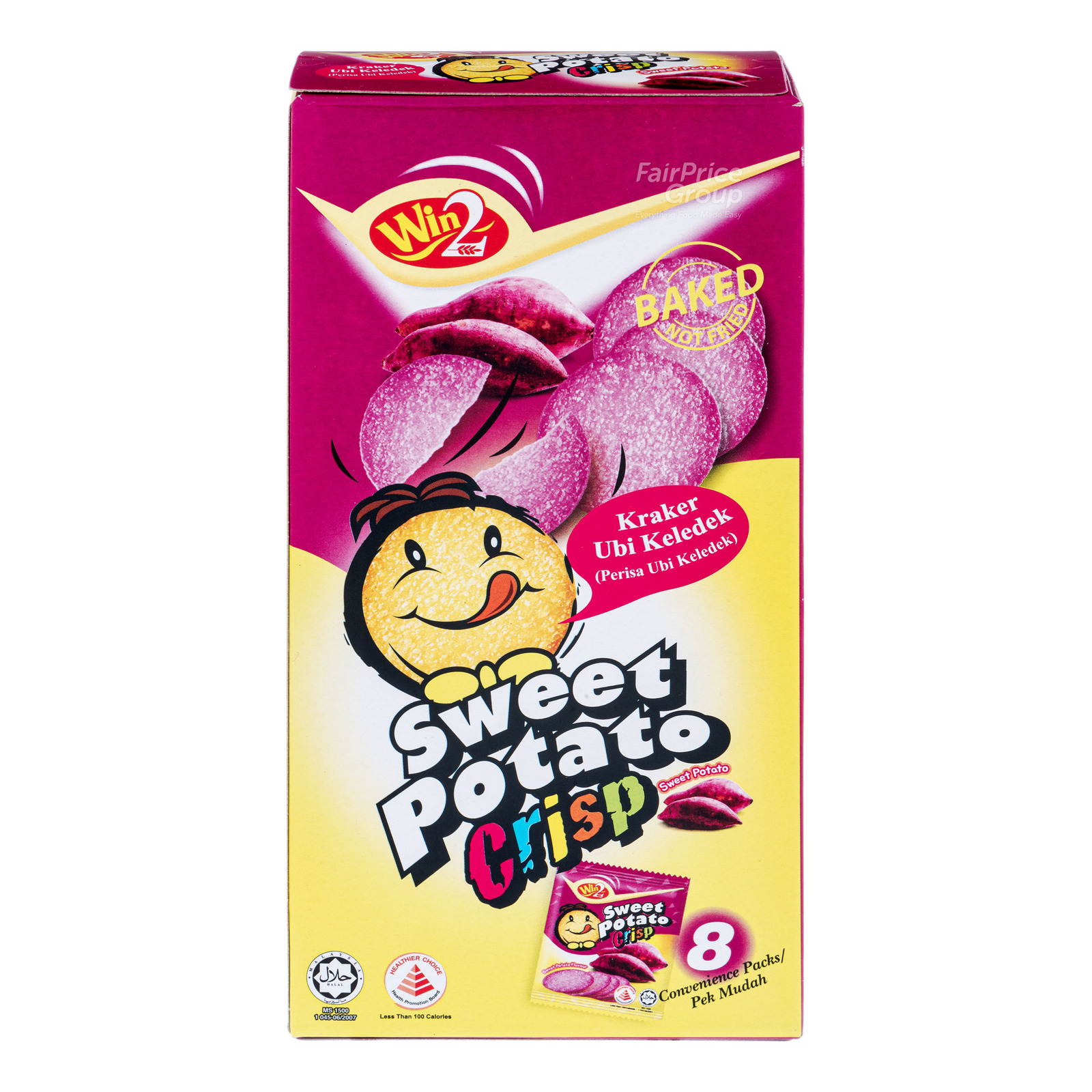 Win2 Baked Potato Crisp Crackers - Sweet Potato