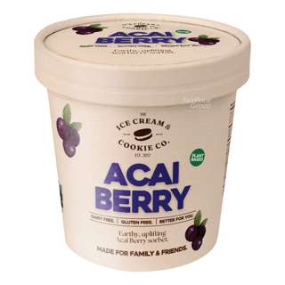 The Ice Cream & Cookie Co. Sorbet - Acai Berry