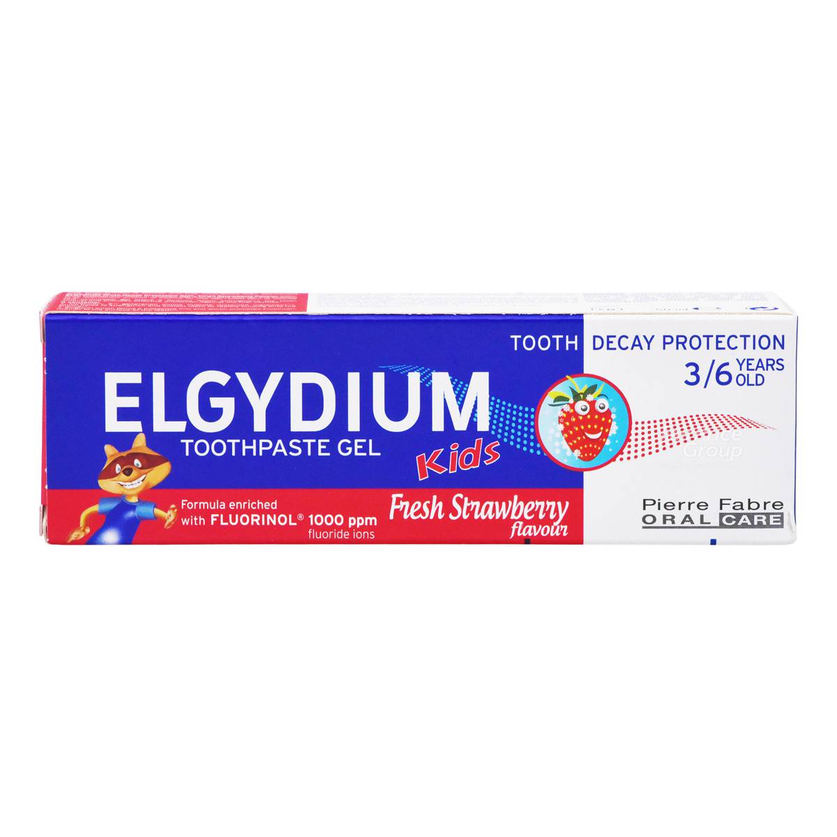 Elgydium Kids Toothpaste Gel Fresh Strawberry NTUC FairPrice