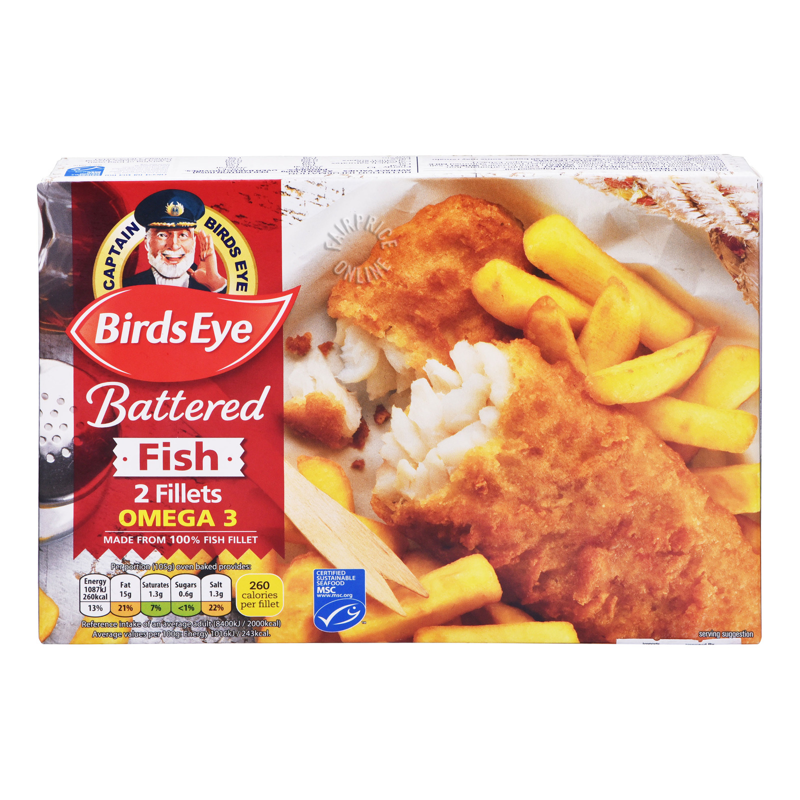 Birds Eye Frozen Battered Fish Fillets