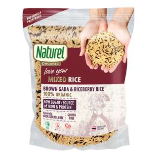Naturel Organic Rice - Mixed Brown Gaba & Riceberry