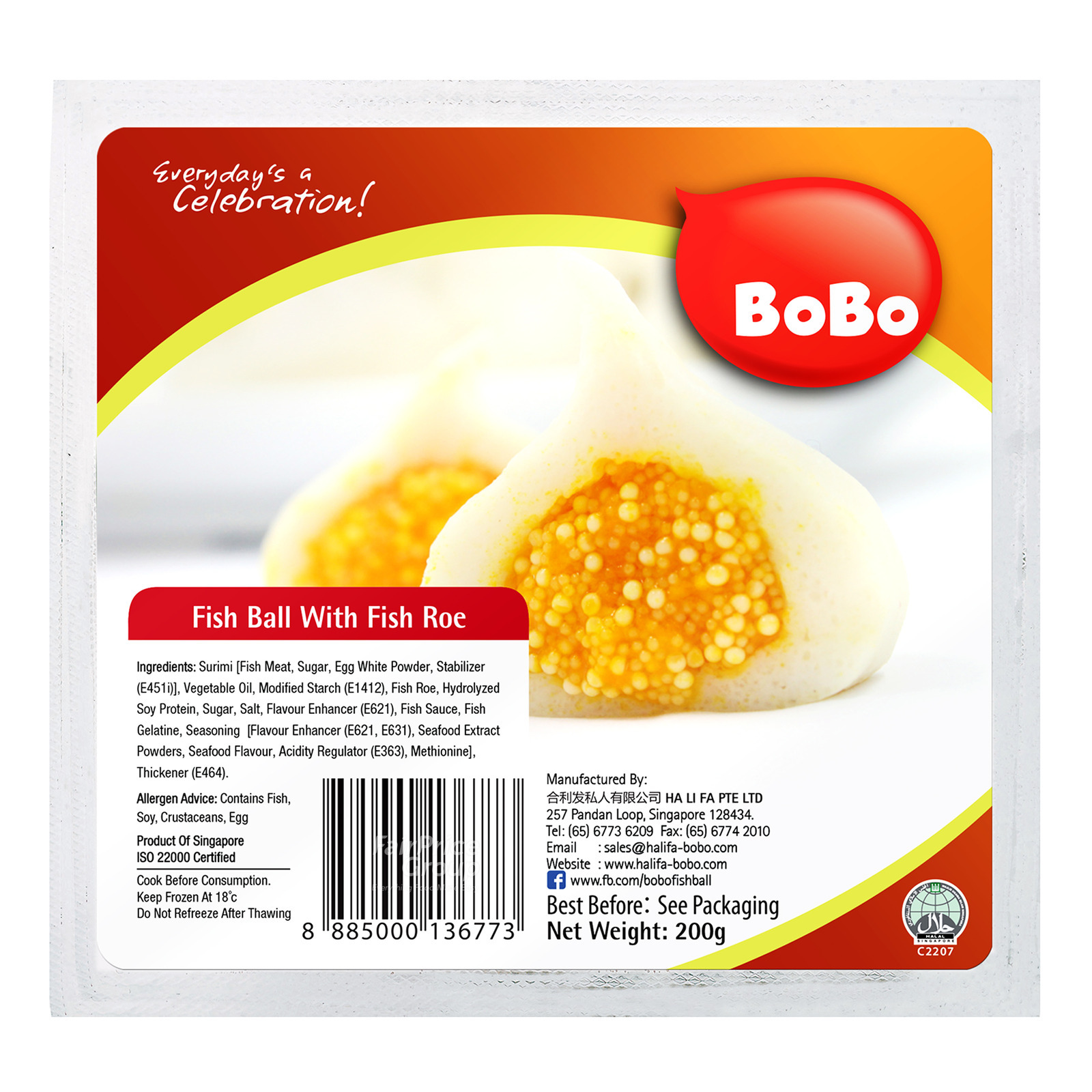 BoBo Fish Ball with Fish Roe | NTUC FairPrice