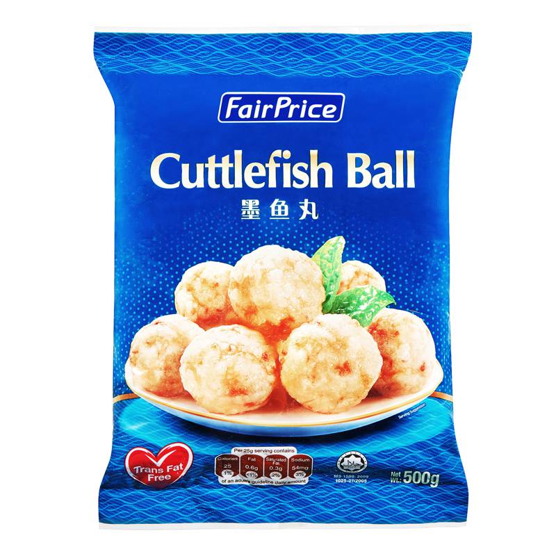 FairPrice Frozen Cuttlefish Ball NTUC FairPrice