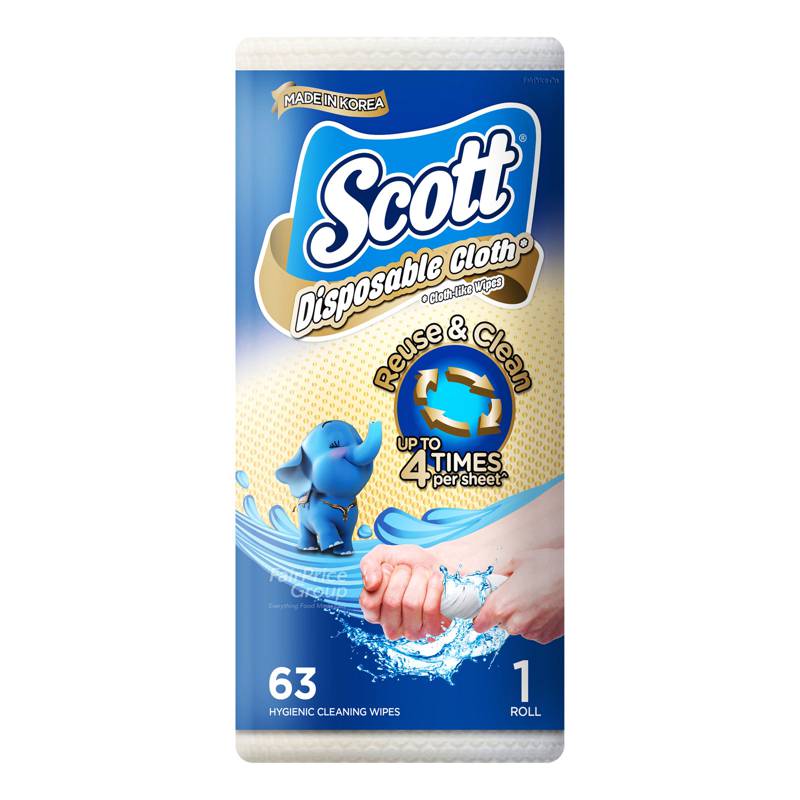 Scott Disposable Clothlike Wipes NTUC FairPrice