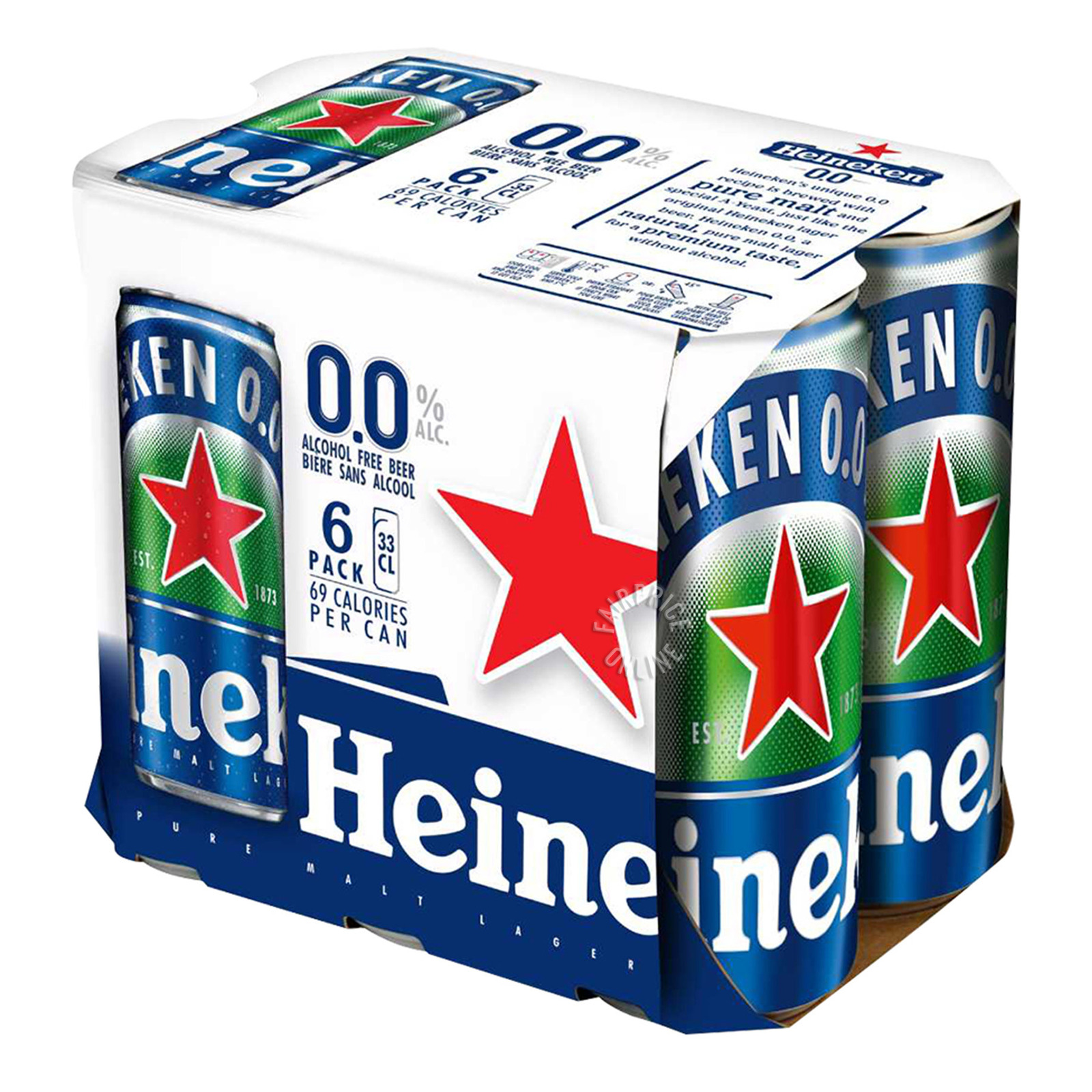 Heineken 0 0 Alcohol Free Can Beer Ntuc Fairprice