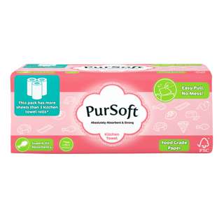 PurSoft Kitchen Towel Soft Pack (1 ply) PurSoft Kitchen Towel Soft Pack (1 ply)