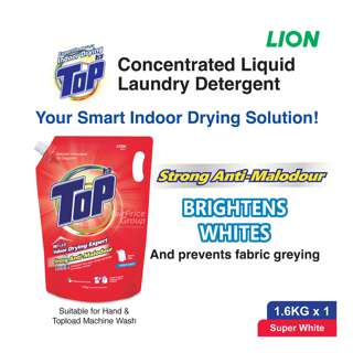 Top Concentrated Liquid Detergent Refill - Super White