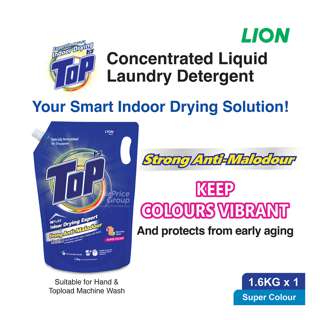 Top Concentrated Liquid Detergent Refill - Super Colour