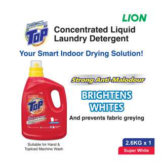 Top Concentrated Liquid Detergent Bottle - Super White Top Concentrated Liquid Detergent Bottle - Super White