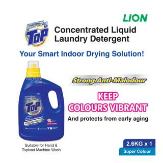 Top Concentrated Liquid Detergent Bottle - Super Colour
