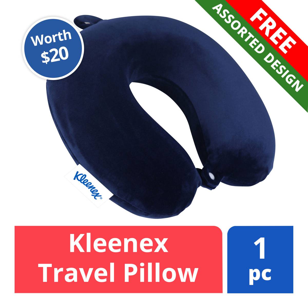 FREE Travel Pillow (worth 20) NTUC FairPrice