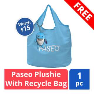 FREE Paseo Plushie with Recycle Bag (worth $15)
