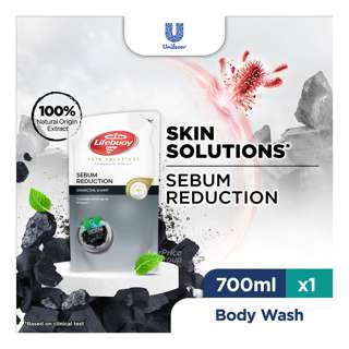 Lifebuoy Antibacterial Body Wash Refill - Charcoal & Mint