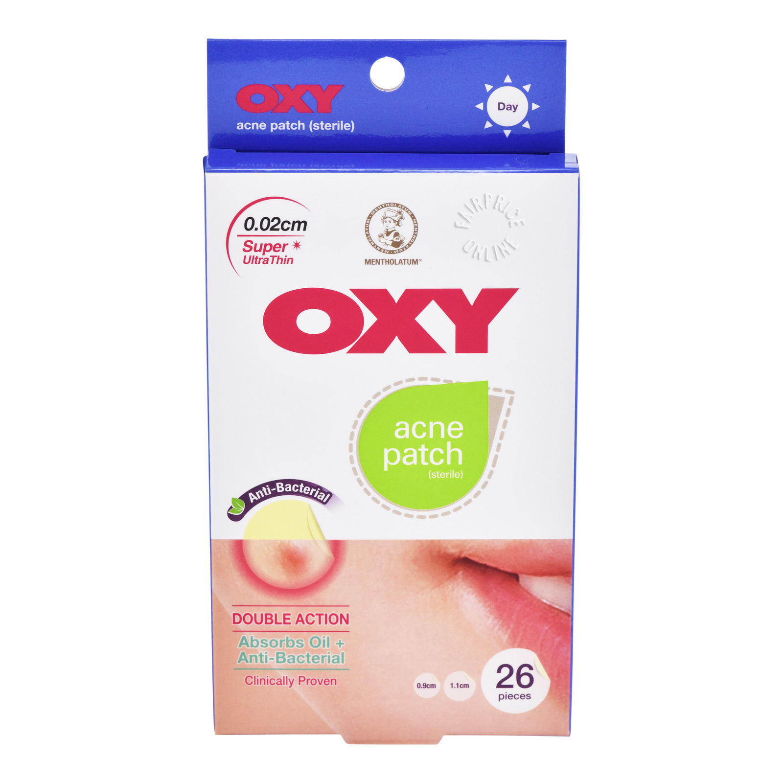 OXY Anti-Bacterial Acne Patch - 0.02cm (Day)
