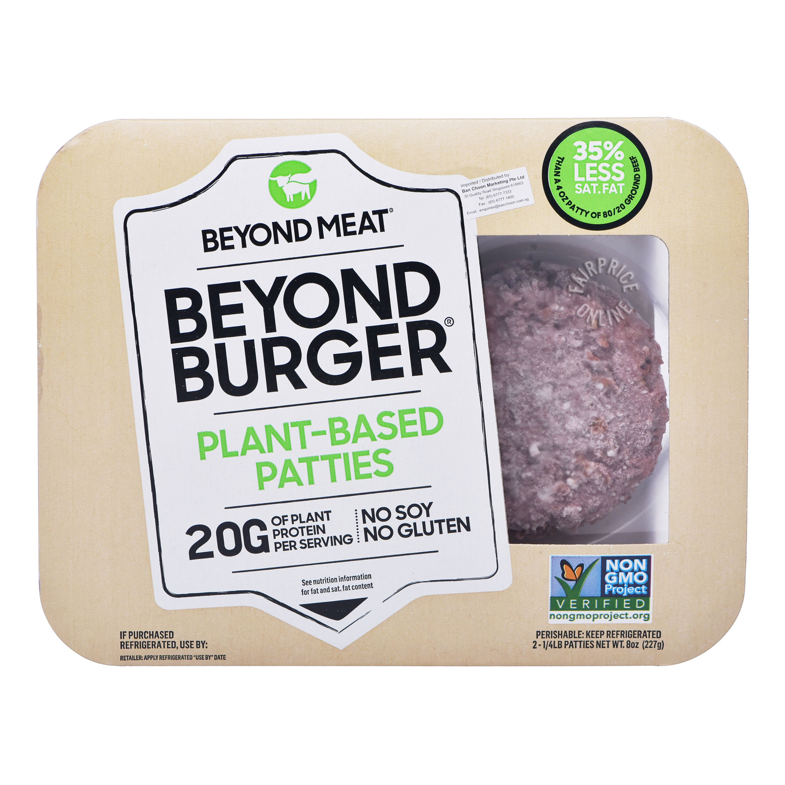 Beyond Meat Beyond Burger Patties NTUC FairPrice